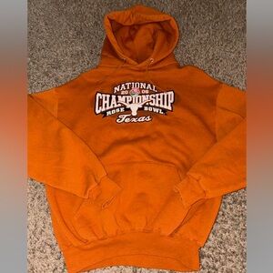 VINTAGE Woman’s 2006 National Championships Orange Texas Longhorns hoodie
